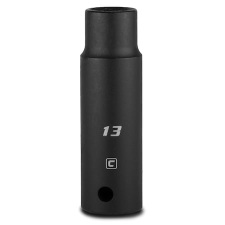 Capri Tools 1/2 in Drive 13 mm 6-Point Metric Deep Impact Socket 5-5213